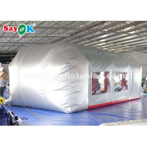 Inflatable Car Tent Mobile Inflatable Paint Spray Booth With Sponge Filter For Car Maintenance