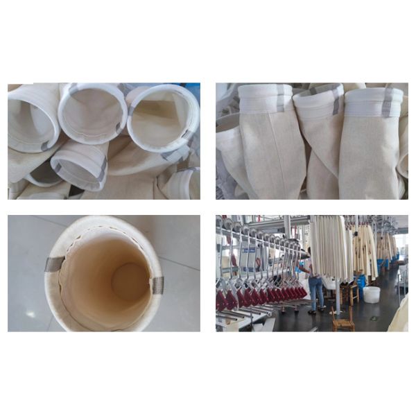 Industrial Nomex Aramid Filter Socks With High Temperature Silicone Glue