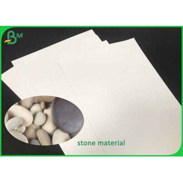 120gr Biodegradable Waterproof Stone Paper Sheets 707 * 1000mm For Printing Map