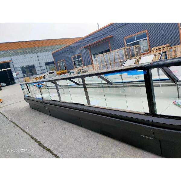 Commercial 320L Refrigerated Meat Display Cases Automatic Defrost