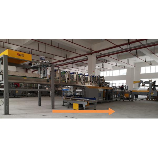 Automated Bottle Case Packer Machines Fast Speed With Compact Footprint