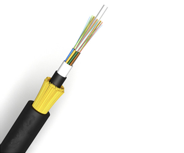 Power Line Fiber Optic Cable FRP Central Strength Member Positioned Outdoor Applied