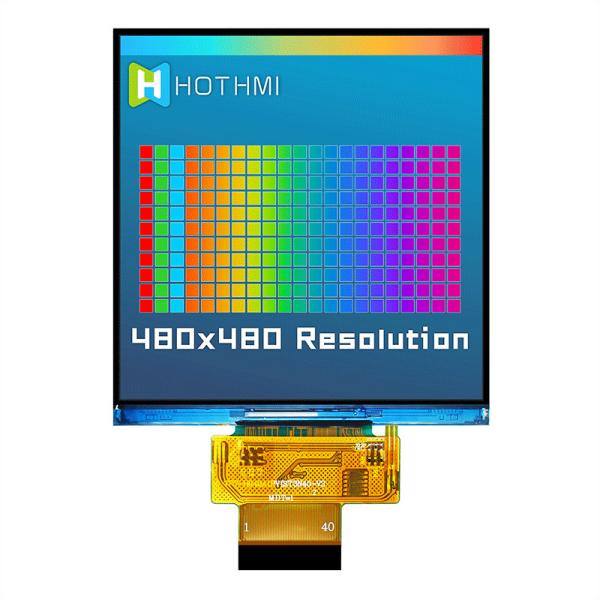 4 Inch Square TFT LCD Display 480x480 Resolution With ST7701S