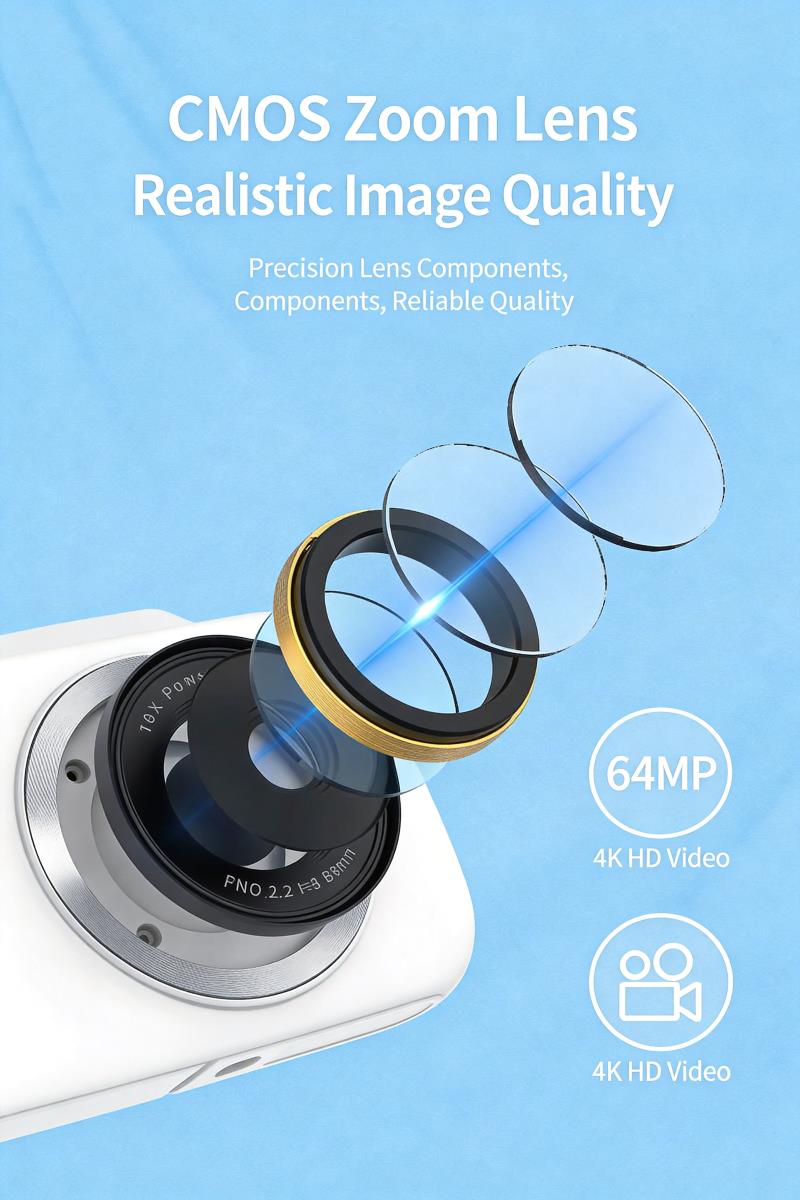 DLC G7-A Compact Digital Camera 5K Autofocus Camera with 2.8 Inch Screen Multiple Filters 18X Zoom Vlogging Camera for Travel