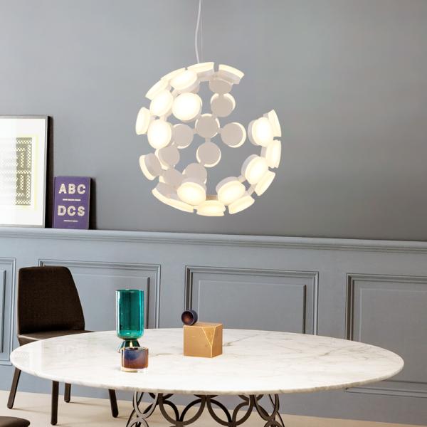 Aluminum Modern Led Ceiling Chandelier Hanging Pendent Lights
