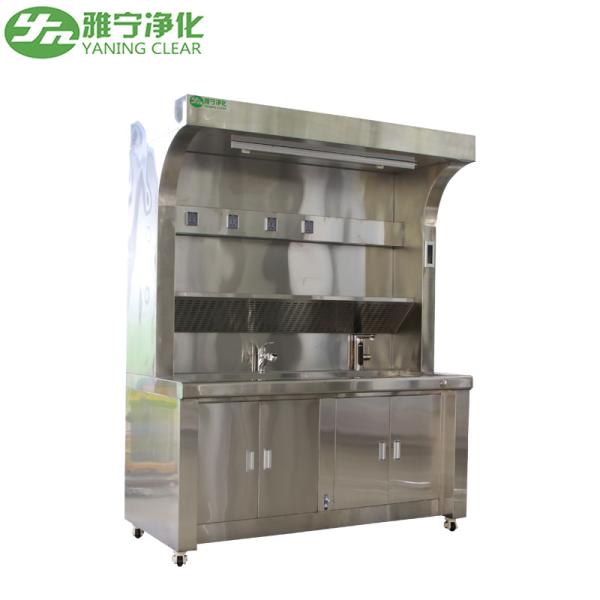 Laboratory 304 Stainless Steel Hand Wash Sink Multifunction Table Sampling With Stretchable Faucet