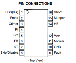 NCP1397ADR2G Programmable IC Chips 2 Output 500kHz Half Bridge High Voltage Drivers