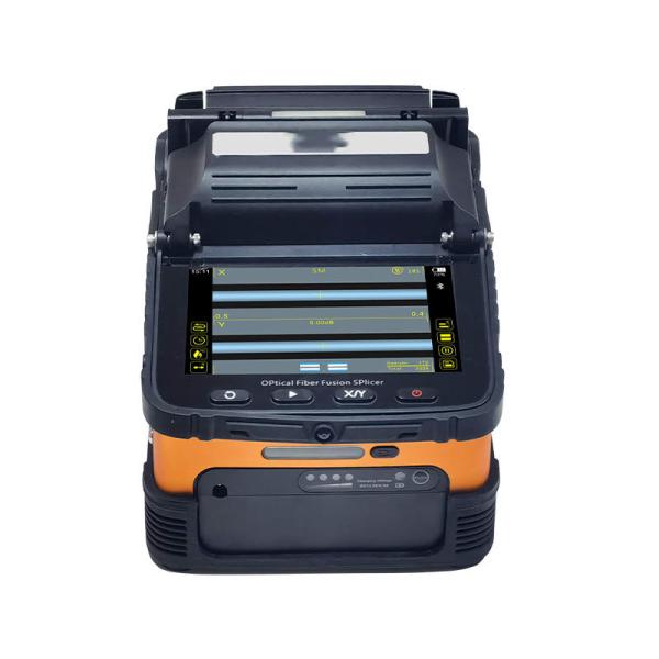 Customized fusion splicer ai5 optical fiber fusion splicer AI-5 4 motors splicing machine trunk line construction ftth project