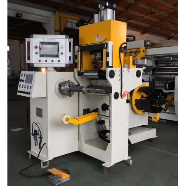 One Layer Copper Transformer Foil Winding Machine With Cold Pressure Welding