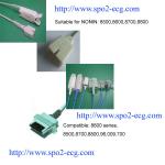 8 - pin NONIN spo2 sensor 8500,8600,8700,8800, adult clip,Neonate silicone