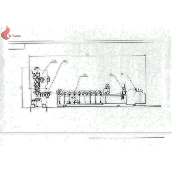 720 mm width Five Rollers PVC Calender Machine With PLC control touch screen