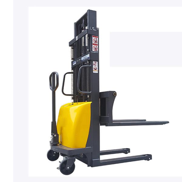 semi automatic trolley forklift, storage battery , Semi Electric Stacker forklift, Semi Automatic Forkli