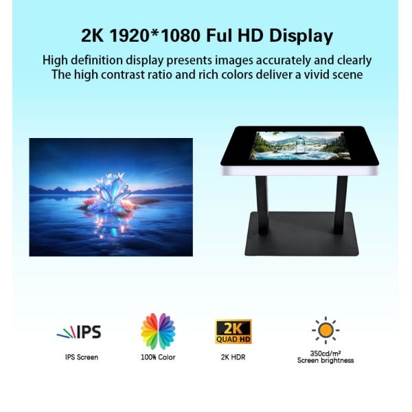 Table showing waterproof features and cable management