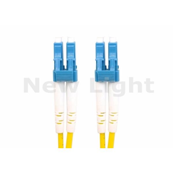 Single Mode LC-LC Fiber Jumper Cable with 2.0mm Diameter and UPC Polish for High-Speed Data Transmission