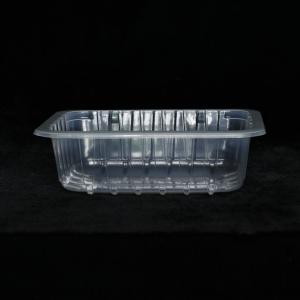 Quality 225 X 170 X 65MM Square Plastic Food Container Clear Plastic Disposable Trays for sale