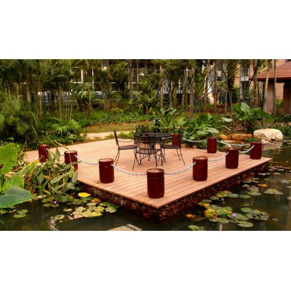 Hide Frame Wood Plastic Composite Flooring Garden Outdoor Decking Boards Plastic