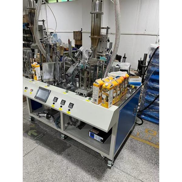 Stainless Steel PLC Control Cartoning Machine For Gable Top Cartons