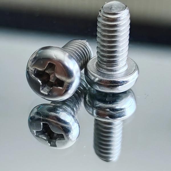 Suitable for Electronics assembly，Food processing machinery and Any application requiring rust resistance stainless steel Phillips round head screw