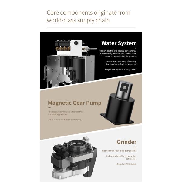 Tabletop Coffee Vending Machine for Office with 15.6 Touch Screen