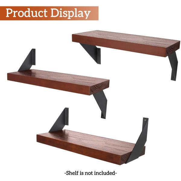 Customized Invisible Floating Wall Shelves Support with Triangle Right Angle Bracket