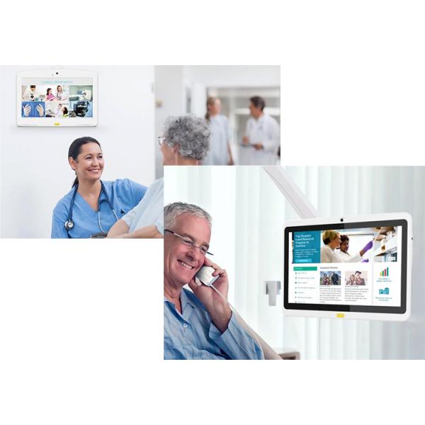 Vertical / Horizontal LCD Touch Screen Kiosk 32 Inch Rea Ltime Management