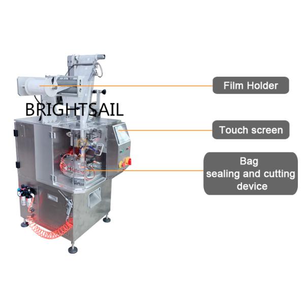 Triangle Pyramid Tea Bag Packing Machine 40 / 60 Bags Per Minute