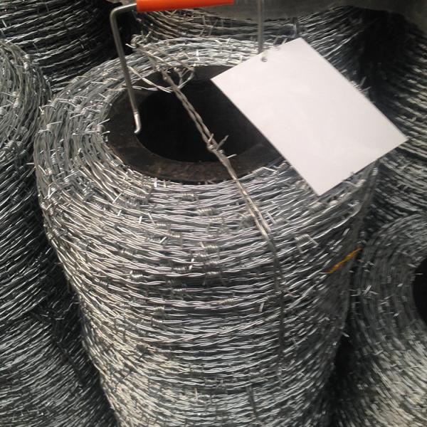 Anti Rust 4 Points Electro Galvanized Double Twisted Barbed Wire for Fence