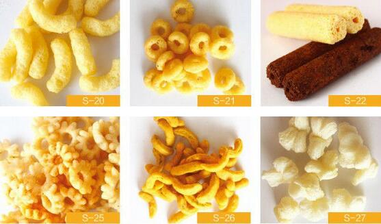 Rice Wheat Extrusion Snacks Making Machine Extruder Fully Automatic High Performance