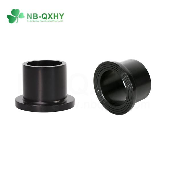 Black Plastic HDPE Pipe Fitting Electrofusion Flange with TUV &amp; CE Certificate
