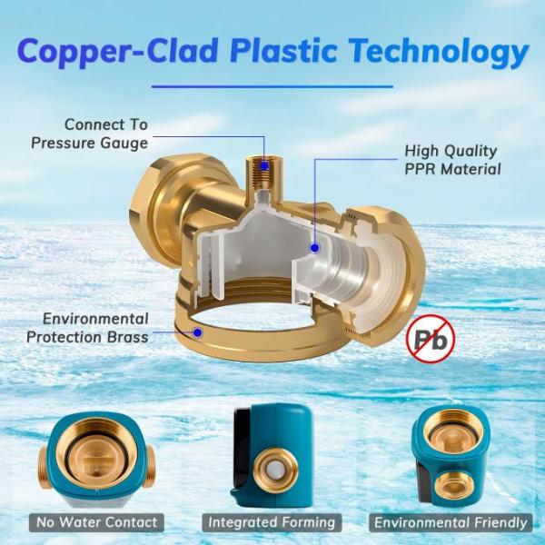 Automatic Backwash Pre Filter Intelligent Sediment Filter, High Flow Prefilter for Villa, Apartment & Household Water Entry