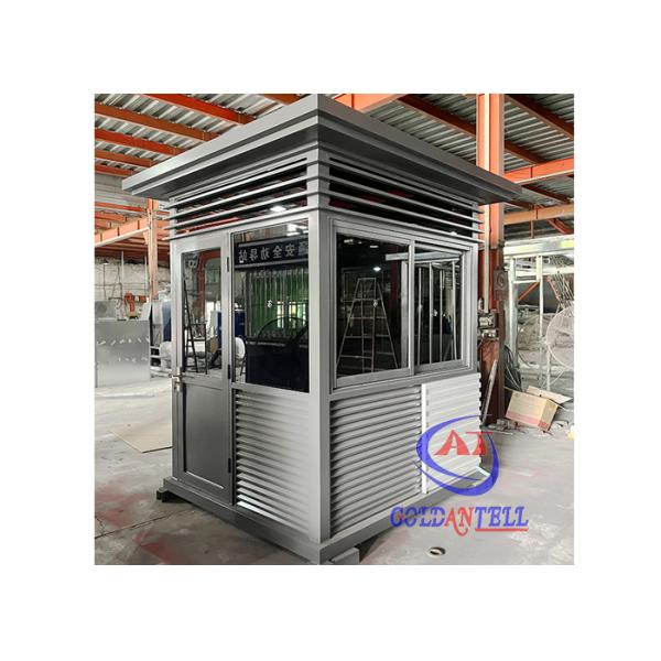 Hot Competitive Cost High Standard Elegant Security Cabin Design for Guard Shaped Steel