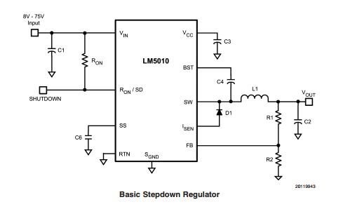 LM5010MHX-NOPB Electronic IC Chips High Voltage Switching Regulator