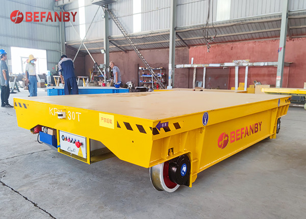 Heavy Duty Motorized Electric Rail Load Transfer cart