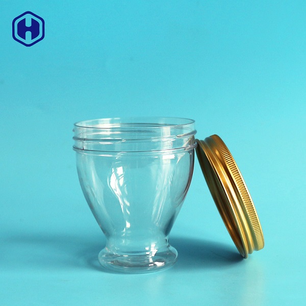 Screw Aluminium Lid 81mm 140ML Leak Proof Plastic Jar