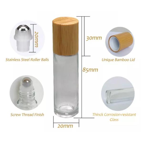 Customizable 10ml Roller Bottles Multicolor Essential Oil Roller Bottles Durable