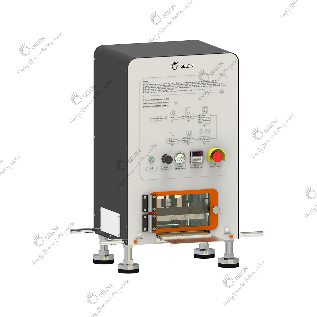 Automatic High-Precision Electrode Punching Machine for Lithium Battery Cutting with Max. 3T Pressure and 0.5mm Thickness