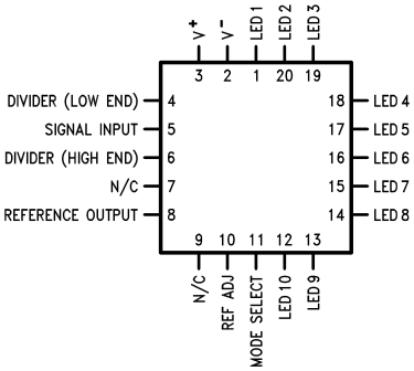 LM3914N-1 Driver IC CAD Models Instrumentation Amplifier IC
