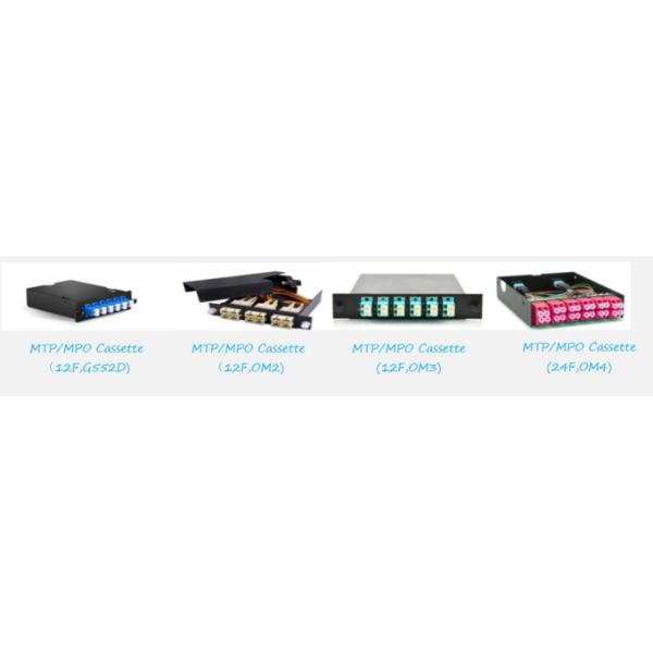 Patch Panel LC Cassette MTP MPO Fiber Cable With HD Enclosure