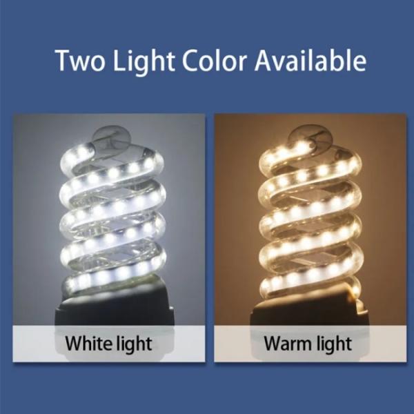 E27 B22 High Power Led Bulbs Spiral Corn Led Energy Saving Light