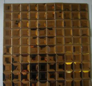 Quality 12x12 Mirror Metallic Mosaic Tiles Stainless Steel Mosaics For Bar / Hallway for sale