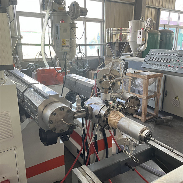 Automatic HDPE UPVC Double Wall Corrugated Pipe Production Line Plastic Underground Drainage Pipe Extruder Machine