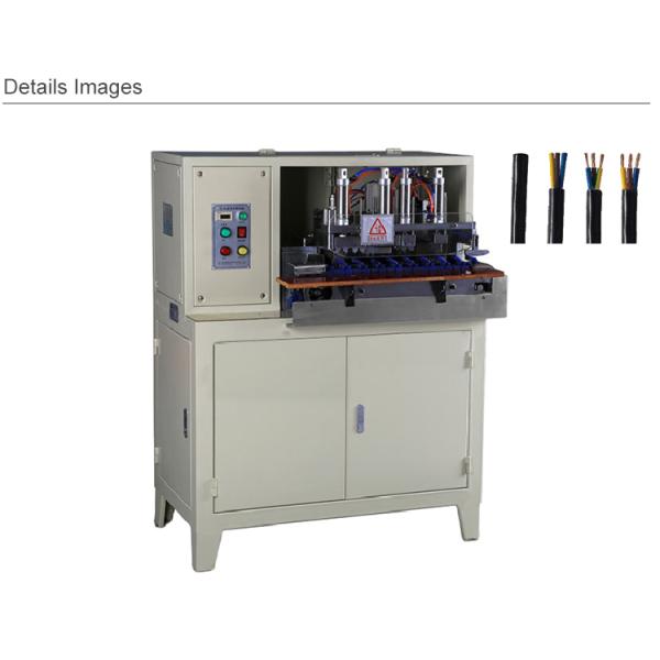 Automatic 2 3 Cores Power Cord Wire Stripping Machine Sheathed Cable Twisting