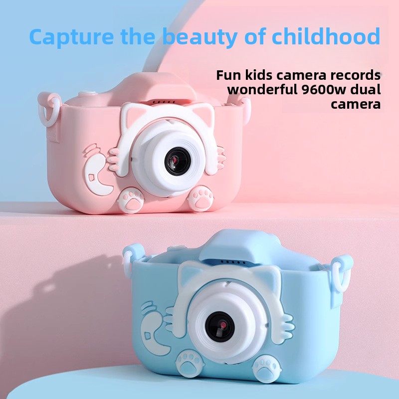 High Quality Children's Digital Camera with CMOS Sensor and MicroSD Support HD Instant Print Camera for Kids