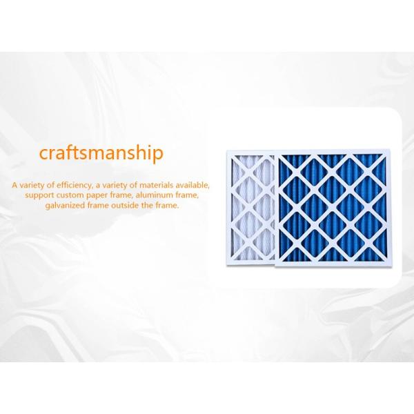 Industrial Pleated Panel Filter G4 Air Pre Filter Primary Efficiency Air Filter