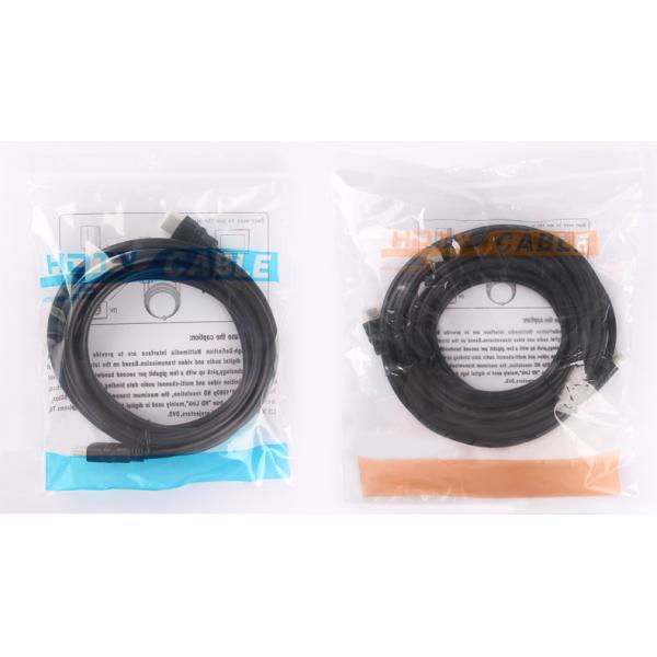 Audio Link Cable HDMI A Type Customized Length / Color , Flat HDMI Cable