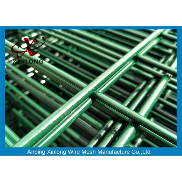High Security Double Wire Fence , Twin Wire Mesh Fencing Multi Function