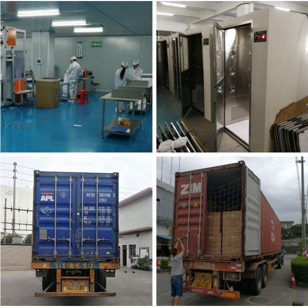 Vertical Flow Class 100 Cleanroom , PVC Transparent Wall Clean Rooms Easy Move