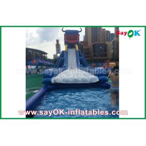 Inflatable Water Slides For Kids Giant Inflatable Bull / Elephant Cartoon