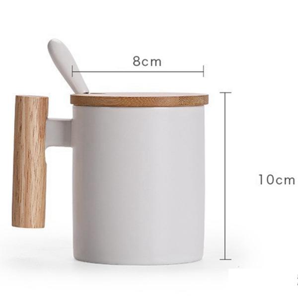 11oz Custom Patterned Ceramic Travel Cups with Insulated Function and Customized Color