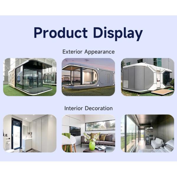 Customized Size Multi-function Intelligent Voice Control Capsule Hotel Tiny Space House for Smart Living
